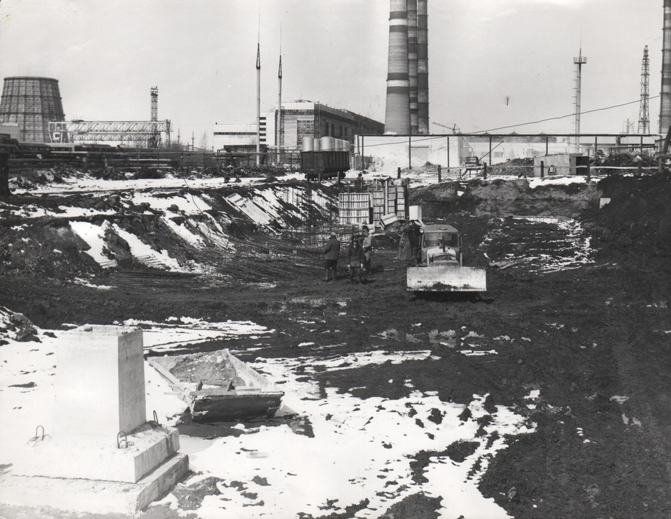 The construction of the Chemical Water Treatment Plant-2