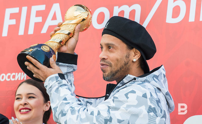''People understand me here, I will certainly return to Kazan'': Ronaldinho opens third Confederations Cup Park