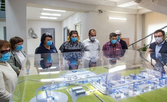 Сonstruction scale and new technologies: heads of rural settlements visit Nizhnekamskneftekhim's EP-600 under construction