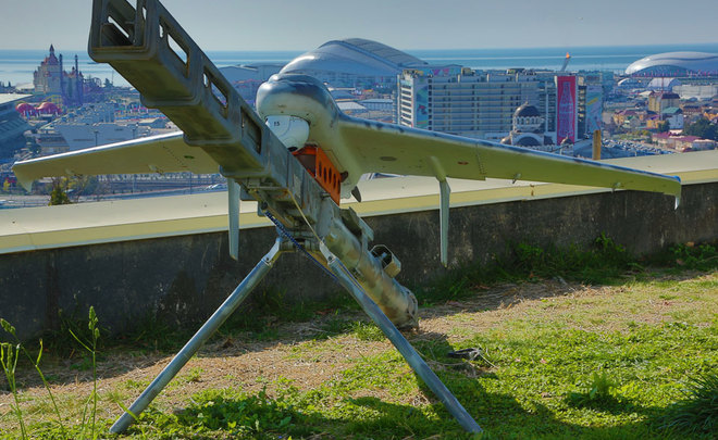 Kazan ENICS flying with Ural FORPOST in the Syrian sky