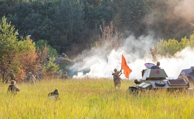 “Border remembers”: WWII battle reconstruction takes place in Nizhnekamsk