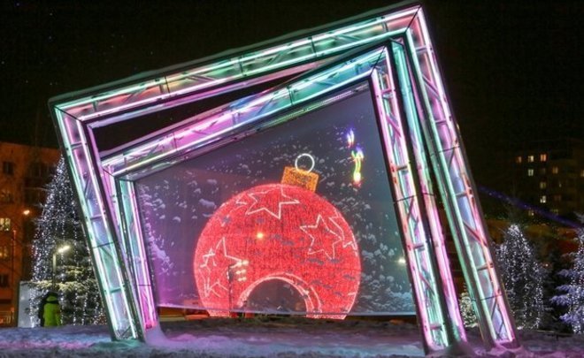 TAIF-NK New Year Tree Park in N. Lemayev Square in Nizhnekamsk awarded a diploma