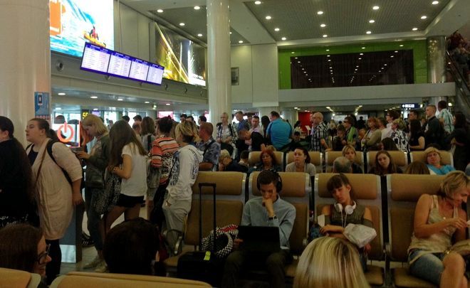 ‘Crimean holidays’: a mess in the Simferopol airport and cancelled flights from Kazan