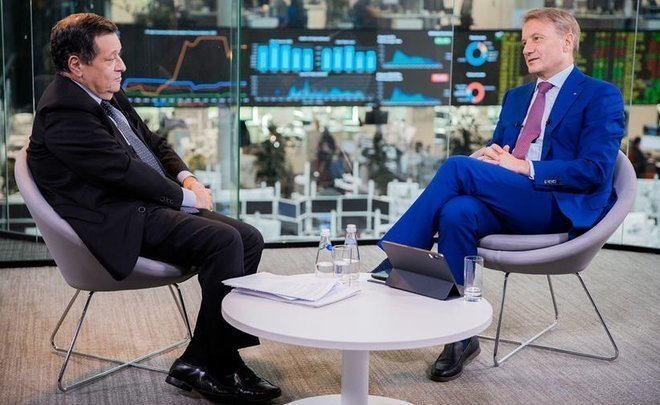 Herman Gref: ‘We could easily afford to hand 20% of GDP out to people’