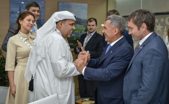 Rustam Minnikhanov tried to return Flydubai and invited Arabs to KazanSummit