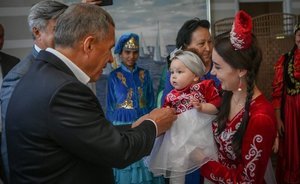 Minnikhanov in Kyrgyzstan: nomad games, meeting with Tatars and mega-mosque in Bishkek