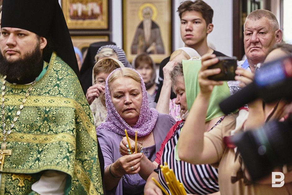 Reliquary with relics of Sergius of Radonezh arrives in Kazan