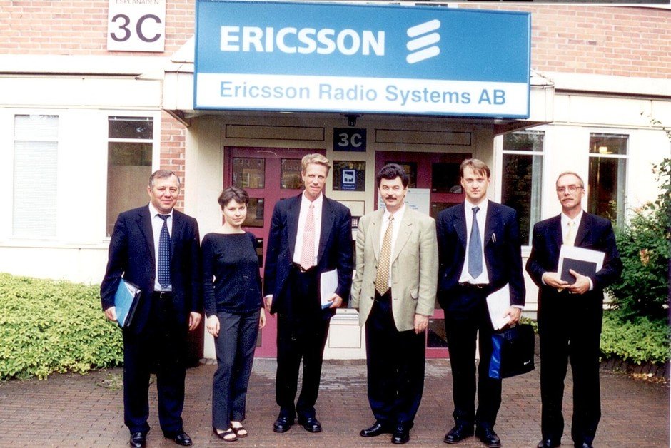 TAIF-Telcom and Ericsson completed the construction of the first GSM network in Tatarstan, Stockholm, 1999