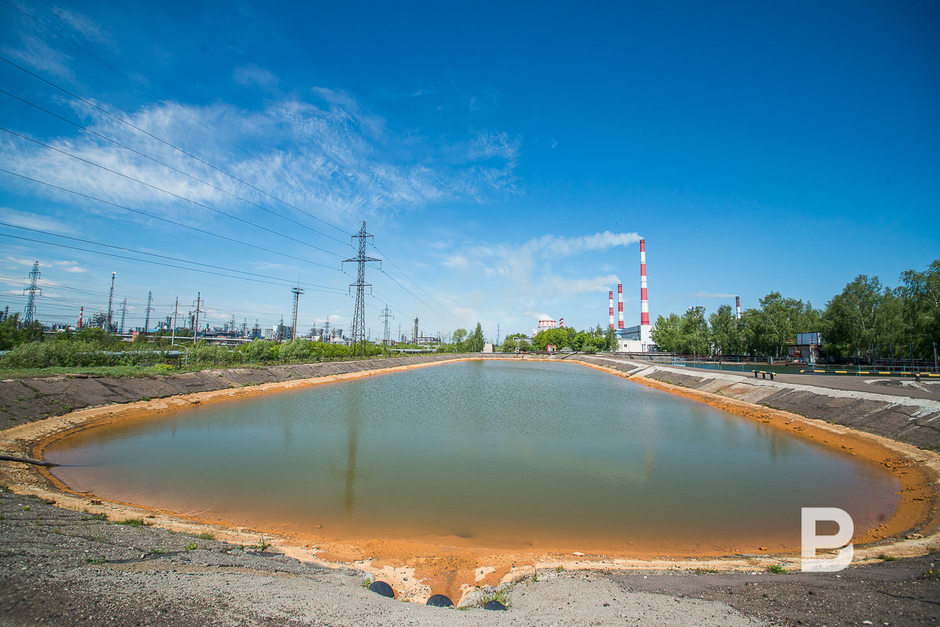 Pool of wastewater treatment facilities of the Chemical Shop No. 2