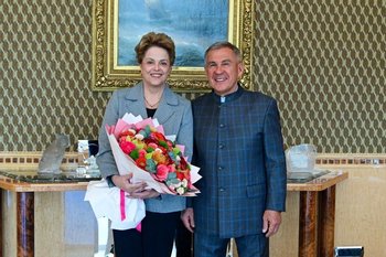 Dilma Rousseff: ‘It's great that not only I but all of us here will now get to know Kazan’